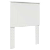 Bed Frame with Headboard White 75 x 190 cm Solid Pine Wood 3411073