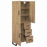 Highboard with Drawer 2 pcs Artisan Oak 69.5 x 34 x 180 cm 3415920