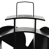 Heat Powered Stove Fan 4 Blades Black 51237