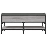 Shoe Bench Grey Sonoma 102x42x45 cm Engineered Wood 835200