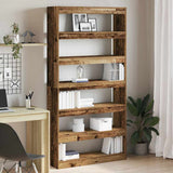 Book Cabinet Waste Wood 100 x 30 x 198 cm Engineered Wood 3333930