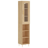 Highboard Sonoma Oak 34.5x34x180 cm Engineered Wood 3199356