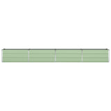 Planter Pastel Green 385 x 50 x 45 cm Galvanised Steel 42018260