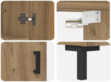 Highboard Artisan Oak 34.5 x 34 x 180 cm Engineered Wood 3415992