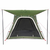 Camping Tent 4-Person Green Quick Release Waterproof 94356