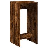 Bar Table Smoked Oak 51x50x103.5 cm Engineered Wood 854422