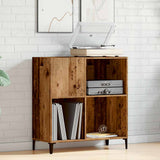Record Cabinet Old Wood 84.5x38x89 cm Engineered Wood 857173