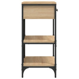 Console Table Sonoma Oak 75x34.5x75 cm Engineered Wood 833409