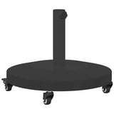 Outdoor Umbrella Base Black 48 x 48 x 32 cm Steel, Concrete 42010015