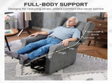 Power Lift Recliner Armchair, Electric Lift Chair for Elderly, Fabric Riser and Reclining Chair with T3398P555091