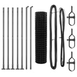 Welded Wire Fence with Concrete Base 10 x 0.8 m 3350925