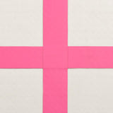 Inflatable Gymnastics Mat with Pump 500x100x15 cm PVC Pink 92664