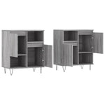 Sideboards 2 pcs Grey Sonoma Engineered Wood 3190131