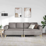 Sofa Set 3 pcs Taupe Fabric 3335117