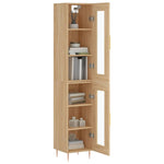 Highboard Sonoma Oak 34.5x34x180 cm Engineered Wood 3199420
