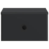 Wall-Mounted Bedside Cabinet 2 pcs Black 34.5 x 33 x 20 cm 899108
