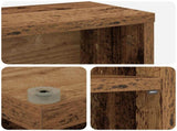 CD Cabinet Old Wood 65 x 23.5 x 175 cm Engineered Wood 8012664