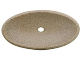 Countertop Basin Sand Oval 59x40x15 cm Ceramic 155078