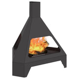 Fire Pit Black 50 x 43 x 52 cm Steel 858950