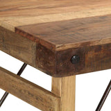 Dining Table Brown 110 x 55 x 76 cm Solid reclaimed wood 4019619