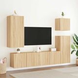 TV Cabinet Wall-mounted Sonoma Oak 80x30x41 cm 836956