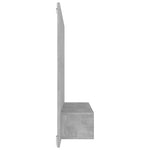 Wall TV Cabinet Concrete Grey 120x23.5x90 cm Engineered Wood 808273