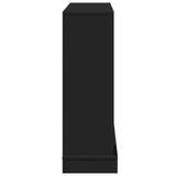 Fireplace Surround Black 100x30x87.5 cm Engineered Wood 854563