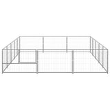 Dog Kennel Silver 15 m Steel 3082137