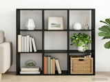 Book Cabinet 102 x 29 x 103.5 cm Engineered Wood Black Oak 8015688