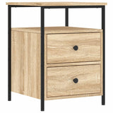 Bedside Cabinets 2 pcs Sonoma Oak 44x45x60 cm Engineered Wood 826006