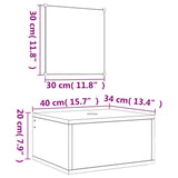 2 Piece Bathroom Furniture Set Black Engineered Wood 242557