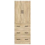 Cabinet Set 2 pcs Sonoma Oak 66 x 34.5 x 87 cm Engineered Wood 3416963