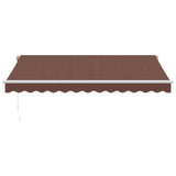 Manual Retractable Awning Brown 350x250 cm 3215631