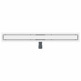2 in 1 Shower Drain Silver 100 cm Stainless Steel 304 42015942