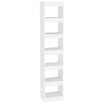 Book Cabinet/Room Divider White 40x30x198 cm 811637