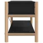 ZNTS TV Cabinet Black 82x38x45 cm Engineered Wood 345661