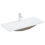 ZNTS 2 Piece Bathroom Furniture Set Concrete Grey Engineered Wood 3324963