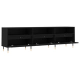 TV Cabinet Black 150x30x44.5 cm Engineered Wood 831261