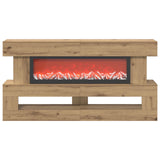 Electric Fireplace Artisan Oak 150 x 21 x 77 cm Engineered wood 8020839