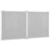Magnetic Whiteboard Foldable 120x60x1.7 cm Aluminium 4005355