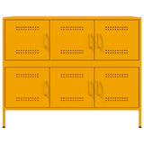 Sideboard Mustard Yellow 100.5x39x79 cm Steel 843099