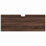 Bathroom Sink Cabinet Brown Oak 80x30x60 cm Engineered Wood 842455