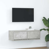 TV Cabinet Concrete Grey 80x31x25.5 cm Engineered Wood 861514