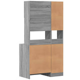 Kitchen Cabinet Grey Sonoma 95x50x180 cm Engineered Wood 3276537