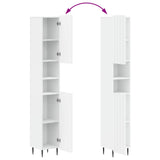 Bathroom Cabinet with Open Shelf ZWOLLE White 896375