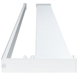 Shower Shelf for Walk-in Shower Wall Chrome 100 cm Aluminium 153622