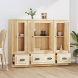 Highboards 3 pcs Sonoma Oak Engineered Wood 3185298