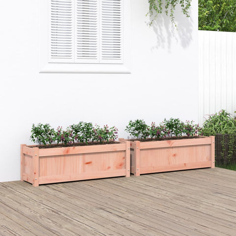 Garden Planters 2 pcs Solid Wood Douglas 837456