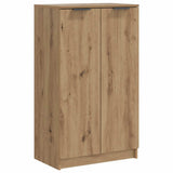 Shoe Cabinet Artisian Oak 59x35x100.5 cm Engineered Wood 856994