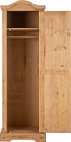 ZNTS Corona 1 Door Wardrobe 100-101-064